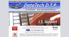 Desktop Screenshot of datatechdtp.co.uk