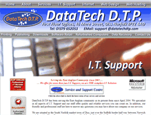 Tablet Screenshot of datatechdtp.co.uk